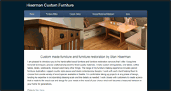 Desktop Screenshot of hisermancustomfurniture.com